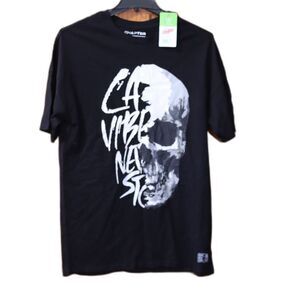 Chapter Black Short Sleeve Graphic Tee Skull L.A. Vibes Medium